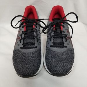 Asics Gel-Exalt 4 Carbon Black/ Red Men's Doumax Running Shoe Athletic 9.5 Walk